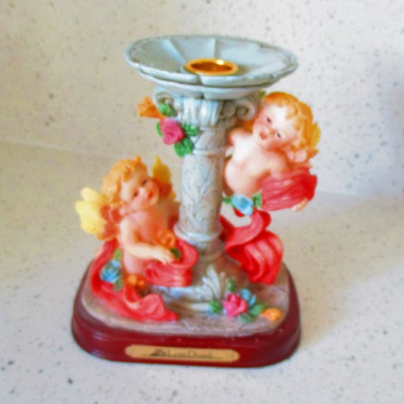 Louis Dionne Cherub Angels Candle Holder - Picture 2 of 9
